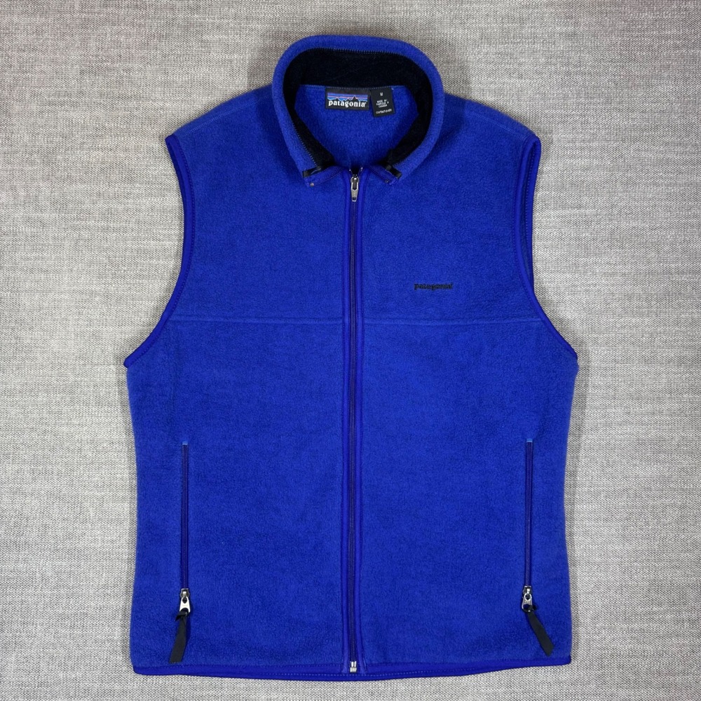 Patagonia Cobalt Blue Full-Zip Fleece Vest